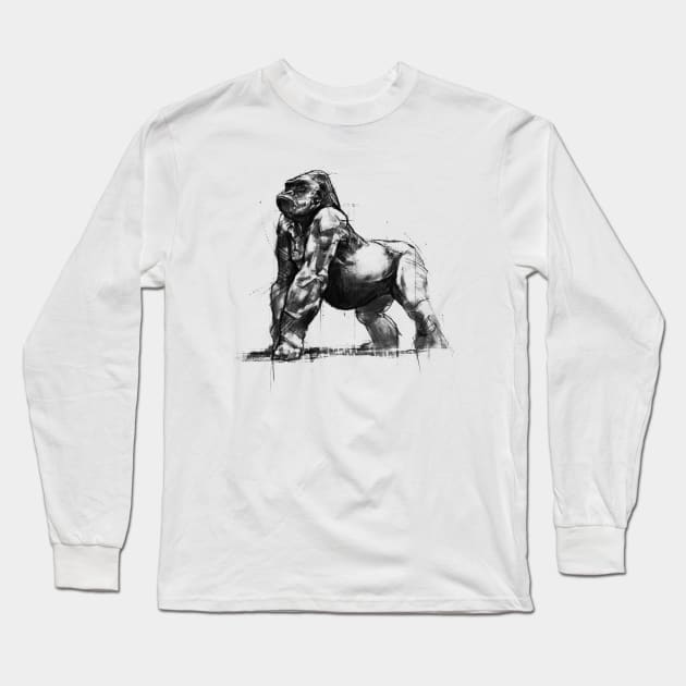 Gorilla Long Sleeve T-Shirt by hitext